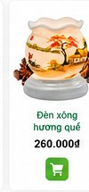 Đèn xông hương quế