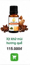Xịt khử mùi hương quế