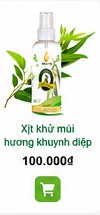 Xịt khử mùi khuynh diệp